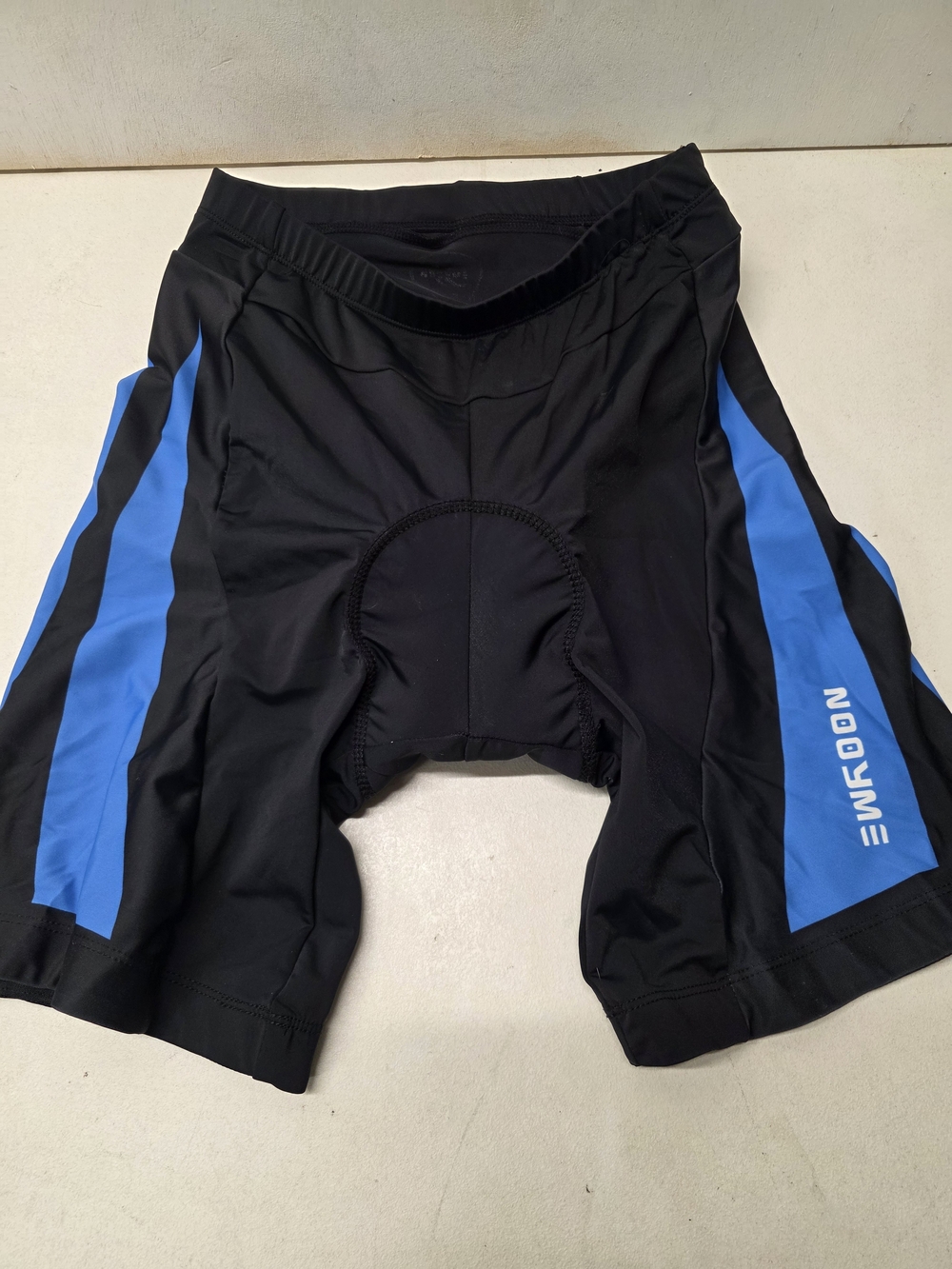 NOOYME Women’s Padded Cycling Bike Shorts Size M Black Blue 3D Chamois